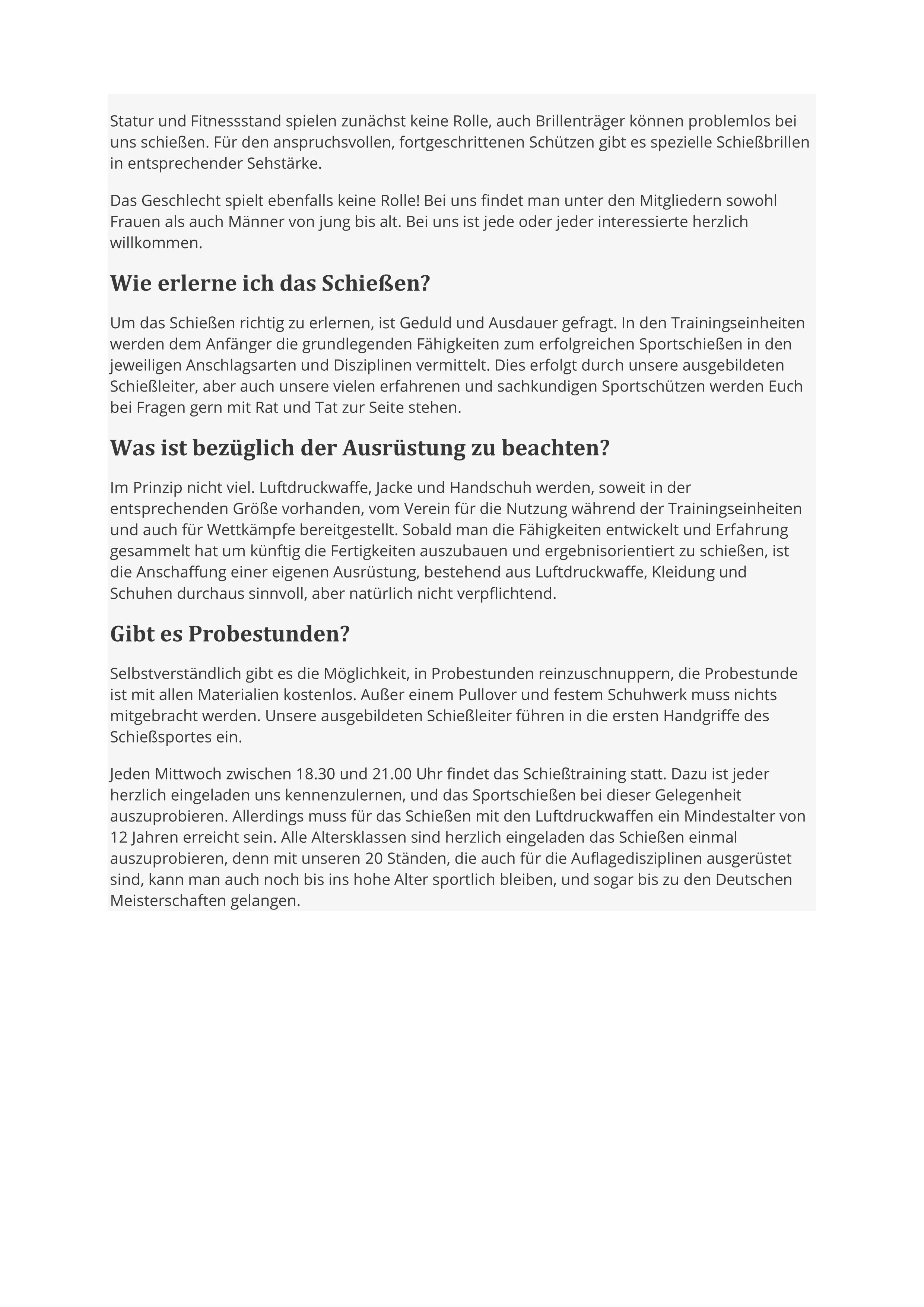 Was ist Sportschiessen 02